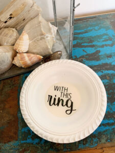 With this Ring Trinket Tray